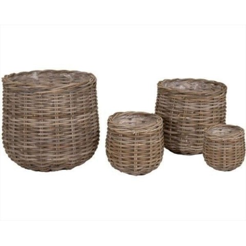 SET 4 CESTE VIMINI H23-33-40-5